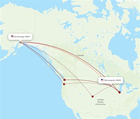 $177+ Flights from Anchorage to Minneapolis 